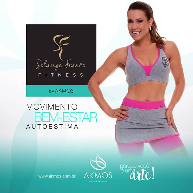 Linha de Fitness Solange Frazão by Akmos Produto Solange Frazão Akmos